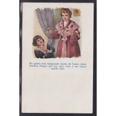 PUBLICIDAD PASTILLAS PUGEN ANTIGUA TARJETA POSTAL